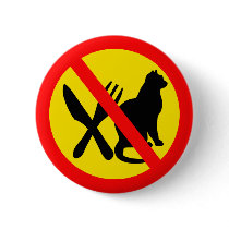 DO NOT EAT CATS buttons by Sofia_Youshi DO NOT EAT CATS buttons