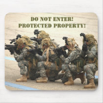 Do not enter! mousepad