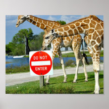 Do Not Enter Posters