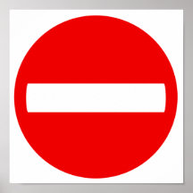 Do Not Enter Sign (Poster)