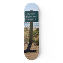 Do Not Feed the Animals skateboard by skategear Do Not Feed the Animals skateboard