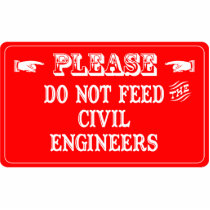 Do Not Feed The Civil Engineers photo sculptures by whatitis Do Not Feed The Civil Engineers photo sculptures