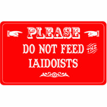 Do Not Feed The Iaidoists photo sculptures