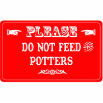 Do Not Feed The Potters photo sculptures