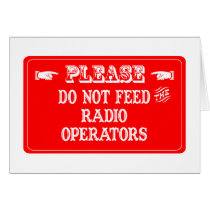 Do Not Feed The Radio Operators cards by whatitis Do Not Feed The Radio Operators cards