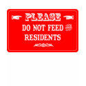 Do Not Feed The Residents t-shirts