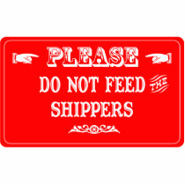 Do Not Feed The Shippers photo sculptures