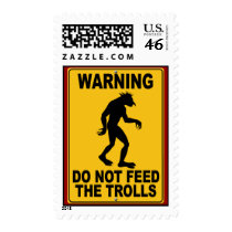 Do Not Feed the Trolls Postage