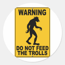 Do Not Feed the Trolls Sticker