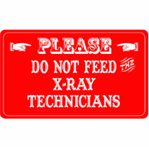 Do Not Feed The X-Ray Technicians photo sculptures by whatitis Do Not Feed The X-Ray Technicians photo sculptures
