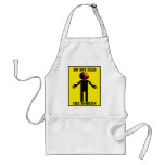 "DO NOT FEED THE ZOMBIES" apron