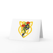 Do not meddle in the affairs of Dragons. Greeting Cards