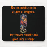 Do not Meddle in the Affairs of Dragon's Mousepad