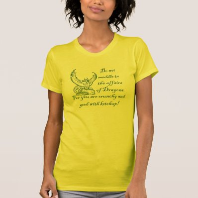 Do not meddle in the affairs of Dragons. Tee Shirt