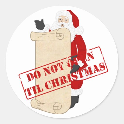 do-not-open-til-christmas-sticker-zazzle