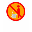 DO NOT PEE TOILET ROAD SIGN t-shirts by Sofia_Youshi DO NOT PEE TOILET ROAD SIGN t-shirts