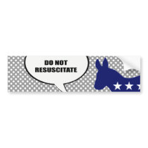 Do Not Resuscitate bumper stickers by Politicaltshirts Do Not Resuscitate bumper stickers