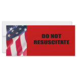 Do Not Resuscitate Rack Cards