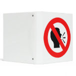 Do not speak binders