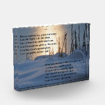 Do Not Stand At My Grave and Weep Sympathy Gift Award