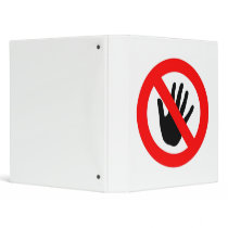 Do not touch binders by Georgios Do not touch binders