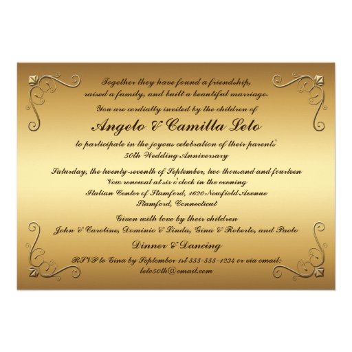 DO NOT USE GOLD PAPER!! 50th Anniversary Invite 2