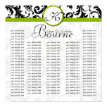 wedding poster, seating chart, wedding seating