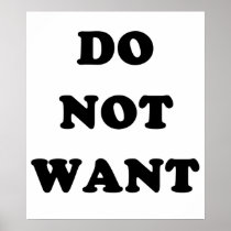 Do Not Want Poster