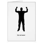 Do Not Want Silhouette cards