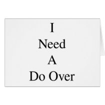 Do Over...1 Card