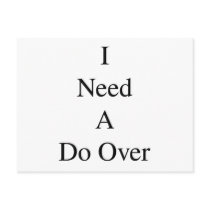 Do Over...1 Postcard