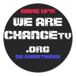 DO SOMETHING!!, WAKE UP!!! Button stickers