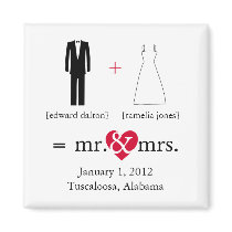 Do the Math Save the Date Magnet