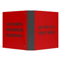 Do The Next Right Thing Binder by INTHEPRESENT Do The Next Right Thing Binder