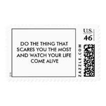 DO THE THING THAT SCARES YOU THE MOST AND WATCH... postage