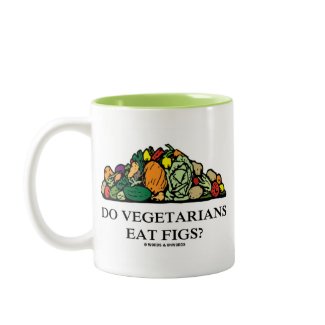 Do Vegetarians Eat Figs? (Pile Of Vegetables) mug