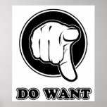 Do Want posters
