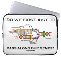 Do We Exist Just To Pass Along Our Genes? Laptop Sleeve
