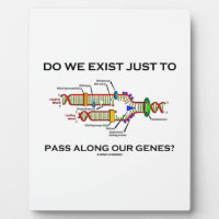 Do We Exist Just To Pass Along Our Genes? Plaques