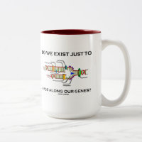 Do We Exist Just To Pass Along Our Genes? Two-Tone Coffee Mug