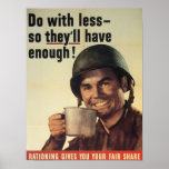 Do With Less Poster