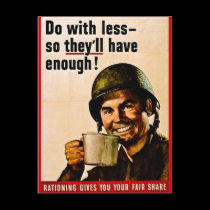 Do With Less - Vintage WWII Rationing postcards