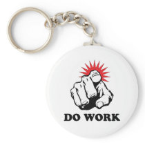 Do Work Key Chain