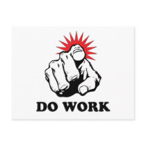 Do Work Postcard