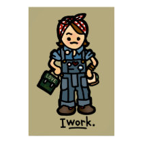 do work. posters by kitskids do work. posters