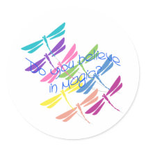 Do you believe round sticker