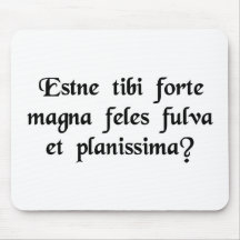 Do you by chance happen to own a large,....... mouse pad