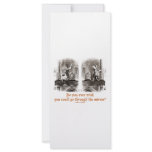 Do You Ever Wish You Could Go Through The Mirror? Rack Card Template