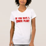 Do You Have A Zombie Plan? T-shirts