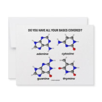 Do You Have All Your Bases Covered? (DNA Bases) Announcement